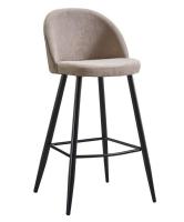 Стул барный 373B бежевый/черный фото Стул барный 373B бежевый/черный. Фото №1