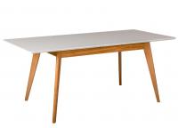 Стол Лунд раскладной 140-180 БУК-Белый. Фото №1