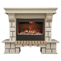 Каминокомплект RealFlame Stone New 26 WT с Helios 26 3D Каминокомплект RealFlame Stone New 26 WT с Helios 26 3D. Фото №1