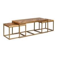 Столик журнальный Dollo (комплект из 3 шт)- 7702 (Натуральный) Столик журнальный Dollo (комплект из 3 шт)- 7702 (Натуральный)