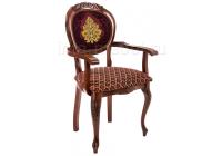 Стул деревянный Кресло Adriano 2 вишня / патина. Фото №1