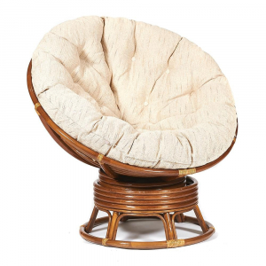 Кресло-качалка плетёное Papasan 23/01B + Подушка Pecan фото Кресло-качалка плетёное Papasan 23/01B + Подушка Pecan. Фото №2
