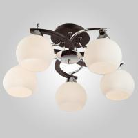 Потолочная люстра Eurosvet Larion 9654/5 хром/венге. Фото №1