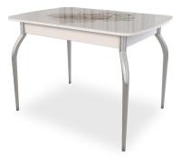 Танго Стол (обеденный) белый/Геометрия. Фото №1