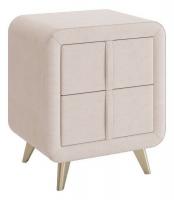 Тумба прикроватная Софи 2, (480х370х580) крем (велюр) фото Тумба прикроватная Софи 2, (480х370х580) крем (велюр). Фото №1