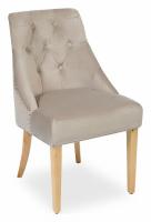 Стул Secret De Maison Prima (mod. C004) дерево береза, ткань: вельвет, 52х61х90см, светло-серый (поставляется только по 2 шт)