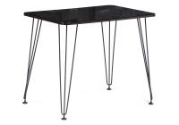 Стол стеклянный Хумфри черный фото Стол стеклянный Хумфри черный. Фото №1