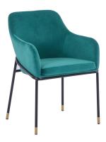 Стул Сандра велюр изумрудный фото Стул Сандра велюр изумрудный. Фото №1