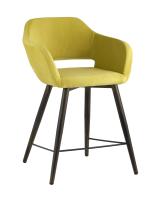 Стул полубарный Саймон велюр золотистый фото Стул полубарный Саймон велюр золотистый. Фото №1