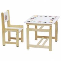 Набор учебный Polini kids Eco 400 SM, белый