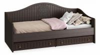 кровать Монблан  венге/орех шоколадный
