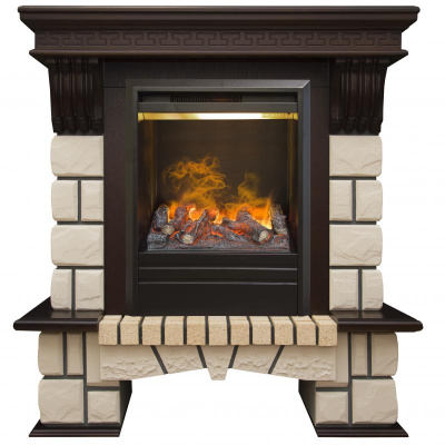 AS6612 Электрокамин RealFlame Stone AO с Olympic 3D. Фото