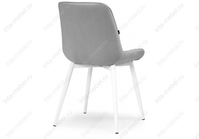 Стул на металлокаркасе Баодин velutto 52 / белый. Фото №3