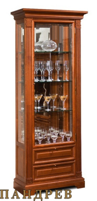 Шкаф с витриной Престиж ГМ 5906Е (-01). Фото