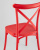 Стул Кроссбэк пластиковый красный. Фото №8
