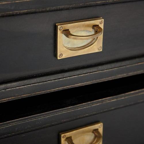 Прихожая Secret de Maison BLACK LABEL (mod. WA-0017) дерево акация, манго, мдф, 160х50х234см, черный/натуральный. Фото №2