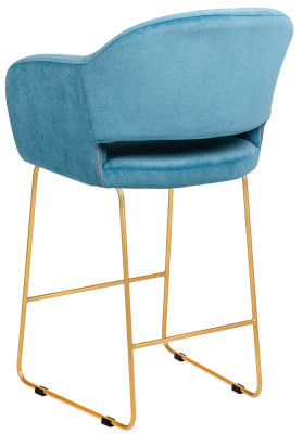 Кресло полубар Oscar Блю/ЛинкЗолот фото Кресло полубар Oscar Блю/ЛинкЗолот. Фото №5