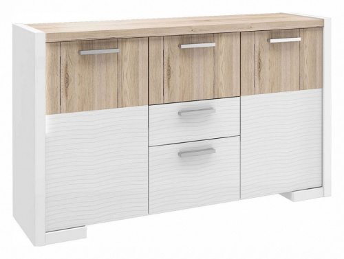Венето СТЛ.266.14 Комод Дуб санремо/Белый. Фото №1
