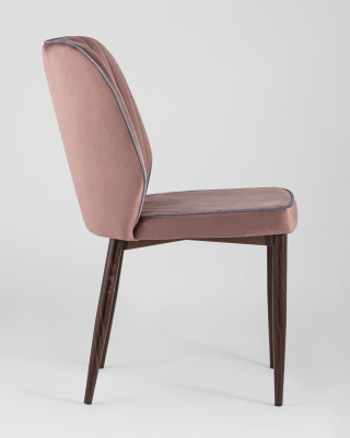 Стул Лоренс велюр пыльно-розовый. Фото №4