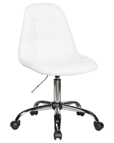 Офисное кресло для персонала DOBRIN MONTY, белый. Фото №1