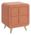 Тумба прикроватная Софи 2, (480х370х580) персик (велюр) фото Тумба прикроватная Софи 2, (480х370х580) персик (велюр). Фото №1