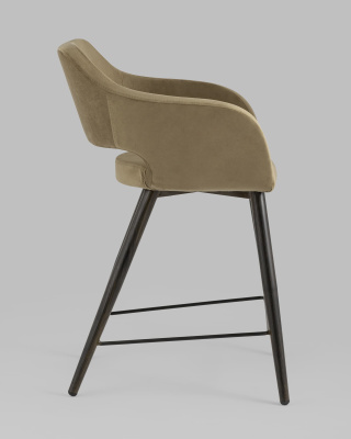 Стул полубарный Саймон велюр капучино фото Стул полубарный Саймон велюр капучино. Фото №4