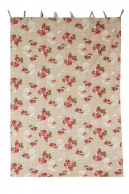 Занавеска на завязках с подхватами Secret De Maison Summer Garden. Фото