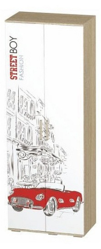 Шкаф платяной Сенди ШК-09,белый. Фото №1