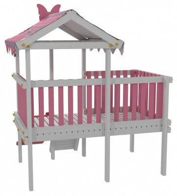 Комплекс игровой ДК7Р, розовый, серый фото Комплекс игровой ДК7Р, розовый, серый. Фото №4