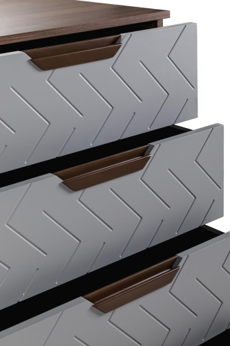 Комод с 5 ящиками Сканди Грей. Фото №7