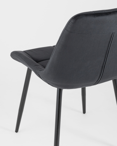 Стул Флекс велюр черный. Фото №8