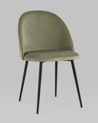 Стул Фолио велюр пыльно-оливковый. Фото №3