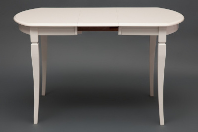Стол раскладной Modena (MD-T4EX) дерево гевея/мдф, 100+29х75х75 см, ivory white (слоновая кость 2-5). Фото