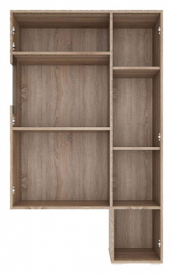 Филадельфия СТЛ.263.03 Надстройка-витрина Дуб сонома трюфель/Латте. Фото №2