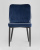 Стул Лоренс велюр синий фото Стул Лоренс велюр синий. Фото №4