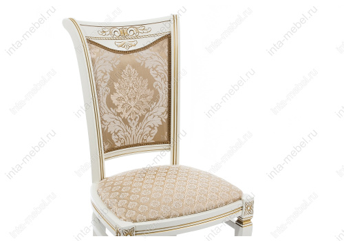 Стул деревянный Mariano молочный патина. Фото №7