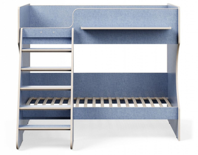 Кровать двухъярусная Р434 Капризун 3, голубой. Фото №5