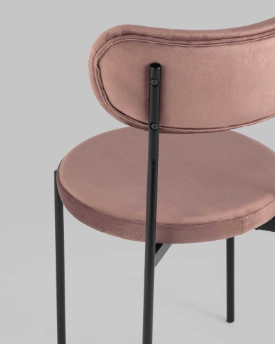Стул Барбара велюр пыльно-розовый. Фото №8