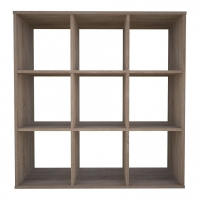 Стеллаж Polini Home Smart, древесина коричневая светлая дуб. Фото