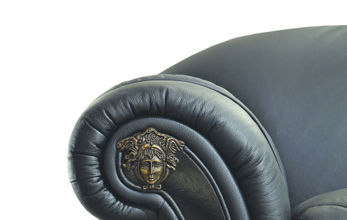 Диван Versace 3-х местный черный. Фото №17