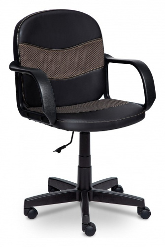 Компьютерное кресло BAGGI кож/зам/ткань, черный/бежевый, 36-6/12  id -. Фото №1