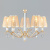 Подвесная люстра Eurosvet Alcamo 60103/5 перламутровое золото фото Подвесная люстра Eurosvet Alcamo 60103/5 перламутровое золото. Фото №1