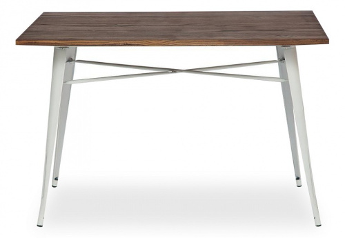 Стол Secret De Maison LOFT металл/столешница: дерево береза, 120*80*78 cm, butter white. Фото №1