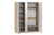 Шкаф комбинированный Livorno НМ 013.57  Софт Графит, Дуб бунратти. Фото №2