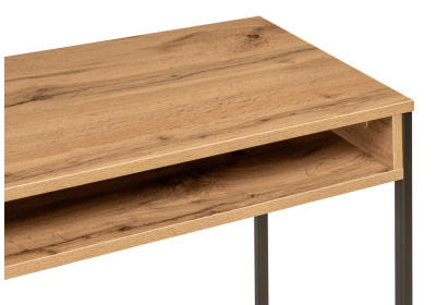 Стол, Лео Лофт дуб вотан / матовый черный. Фото