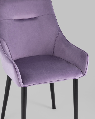 Стул Джоан велюр сиреневый. Фото №9
