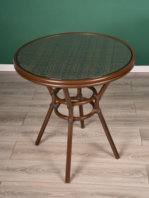 Стол Патонг Glass Rattan D-70 фото Стол Патонг Glass Rattan D-70. Фото №4