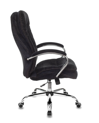 Кресло руководителя Бюрократ T-9950SL Fabric черный Light-20 крестовина металл хром фото Кресло руководителя Бюрократ T-9950SL Fabric черный Light-20 крестовина металл хром. Фото №5