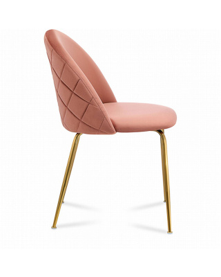 Стул Mystere Gold, розовый фото Стул Mystere Gold, розовый. Фото №4