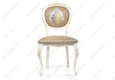 Стул деревянный Adriano 2 молочный / патина. Фото